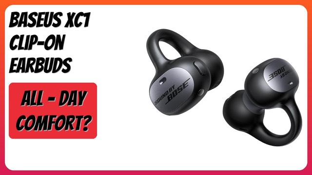 Baseus Inspire XC1 open-ear clip-on earbuds and charging case