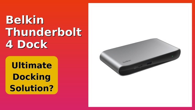 Belkin Connect 5-in-1 Thunderbolt 4 docking station with cable