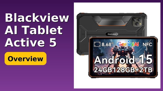 Blackview Active 5 rugged tablet with protective casing