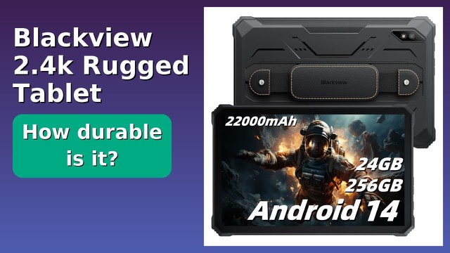 Blackview Active 8 Pro rugged tablet in black