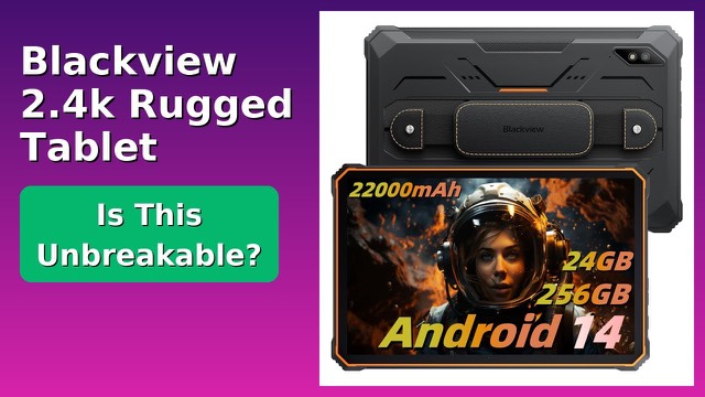 Blackview Active 8 Pro rugged tablet in orange