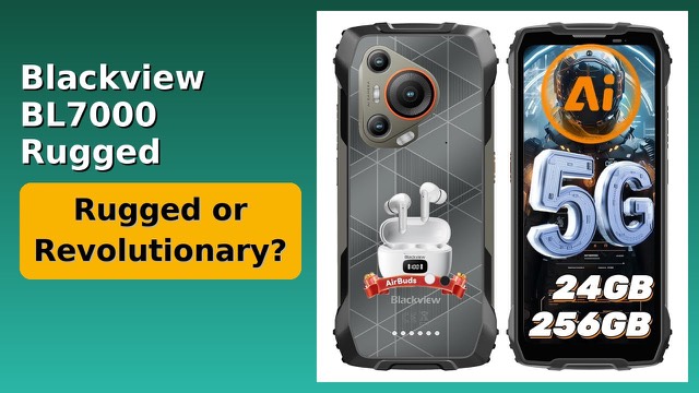 Blackview BL7000 rugged smartphone with a large display and reinforced body
