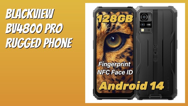 Blackview BV4800 Pro rugged smartphone with a tough protective body