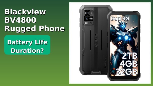 Blackview BV4800 rugged smartphone with a 6.56-inch screen