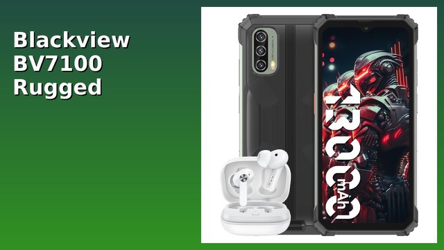 Blackview BV7100 rugged smartphone with rubber corners