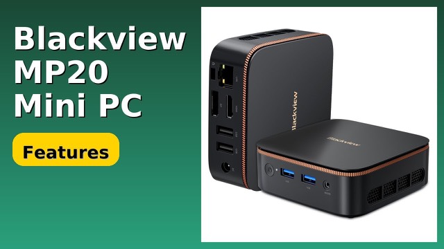 Blackview MP20 compact mini PC with VESA mount