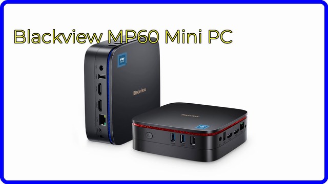 Blackview MP60 compact black mini PC
