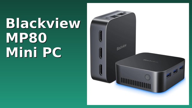 Blackview MP80 compact mini PC seen from the front