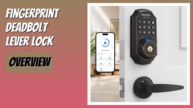 Blackview SE60L fingerprint smart deadbolt with lever handle
