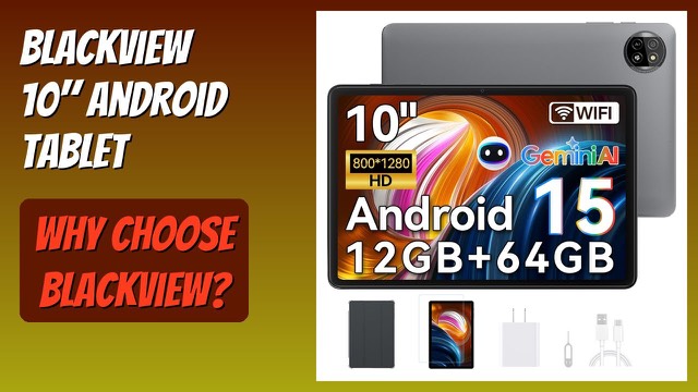 Blackview T310 10-inch Android tablet in grey