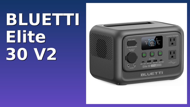 BLUETTI Elite 30 V2 portable power station with AC outlets