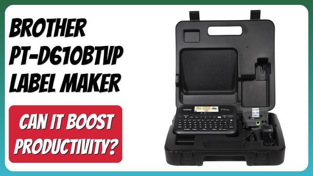 Brother P-touch PT-D610BT connected label maker with QWERTY keyboard
