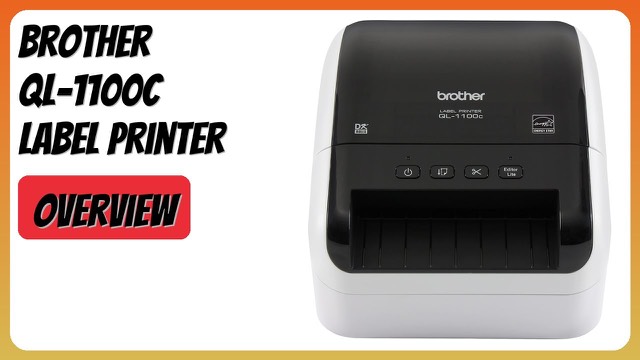 Brother QL-1100c wide format thermal label printer