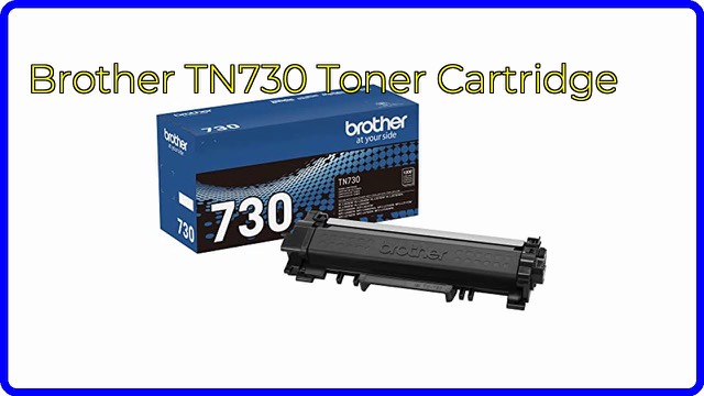 Brother TN730 standard-yield black toner cartridge