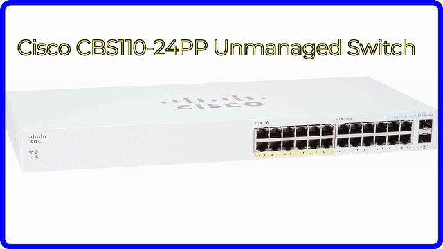 Cisco Business CBS110-24PP 24-port unmanaged switch