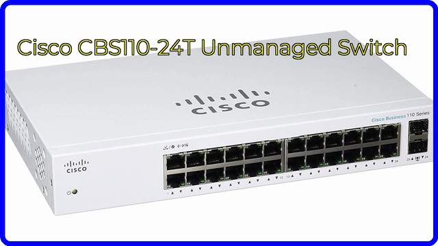 Cisco Business CBS110-24T 24-port gigabit unmanaged switch