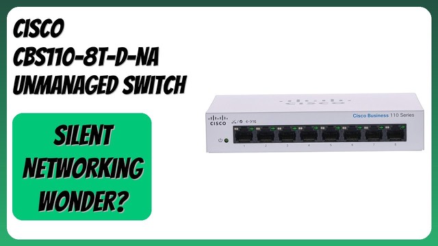 Cisco Business CBS110-8T-D compact 8-port desktop network switch