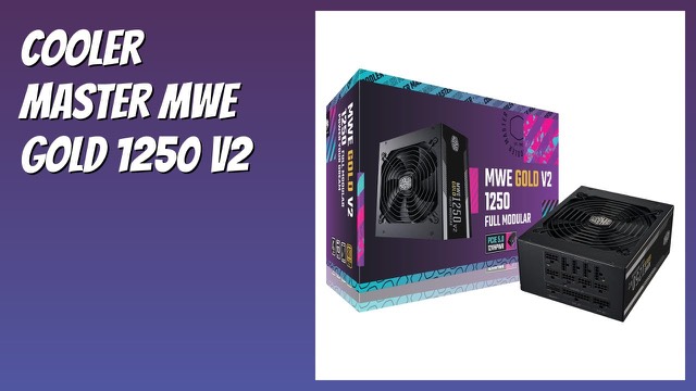 Cooler Master MWE Gold 1250 V2 fully modular ATX 3.0 power supply