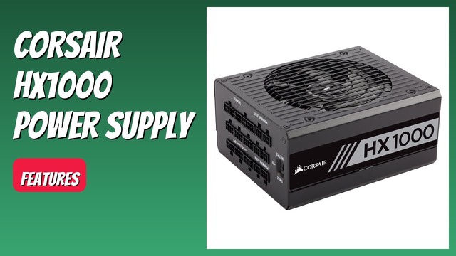 Corsair HX1000 fully modular 1000W PC power supply