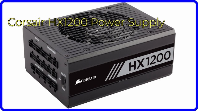 Corsair HX1200 fully modular 1200W PC power supply