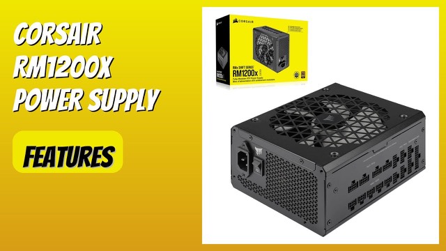 Corsair RM1200x Shift modular ATX power supply in black