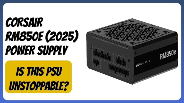 Corsair RM850e fully modular ATX power supply in black