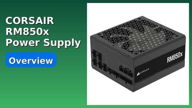 Corsair RM850x fully modular ATX power supply in black