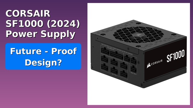 Corsair SF1000 fully modular SFX power supply in black