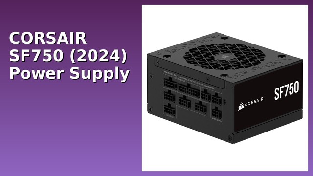 CORSAIR SF750 2024 fully modular SFX power supply in black