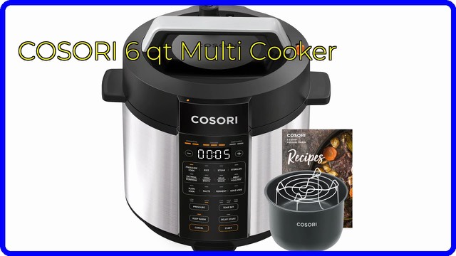 COSORI stainless steel electric pressure cooker with digital display