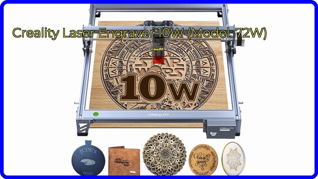 Creality CR-Laser Falcon 10W desktop laser engraver on a work surface