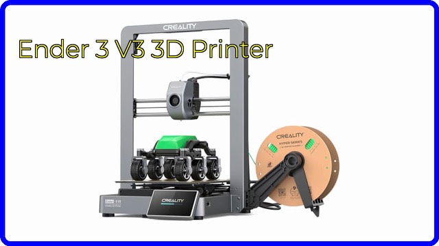 Creality Ender 3 V3 FDM 3D printer with metal frame and touch screen