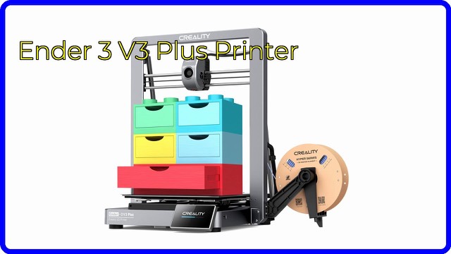Creality Ender 3 V3 Plus 3D printer with large build plate