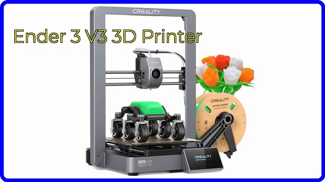 Creality Ender-3 V3 3D printer with CoreXZ frame and touch screen