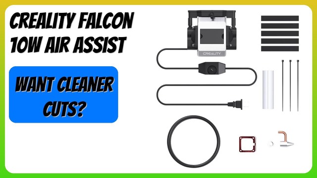 Creality air assist pump kit for the Falcon 10W laser engraver