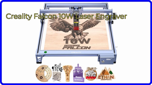 Creality Falcon 10W desktop laser engraver and cutter