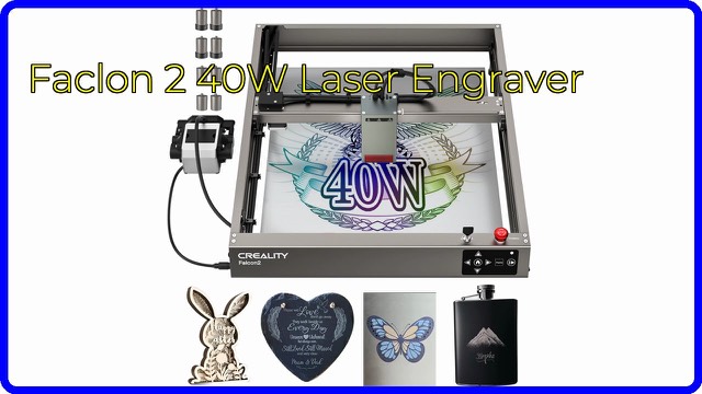 Creality Falcon 2 40W laser engraver and cutter with air assist