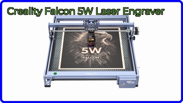 Creality Falcon 5W laser engraver with honeycomb bed