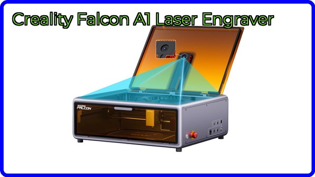 Creality Falcon A1 enclosed desktop laser engraver