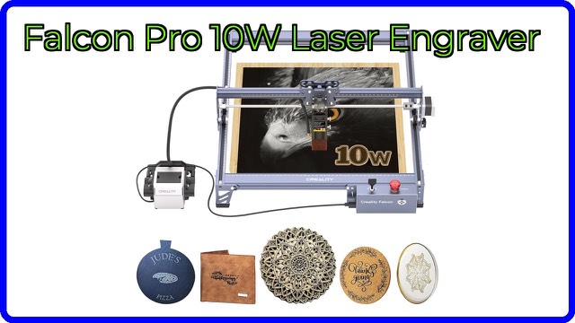 Creality Falcon Pro 10W laser engraver with air assist and control box