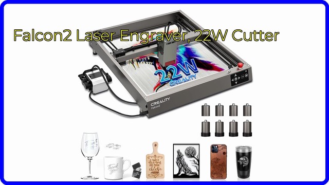 Creality Falcon2 22W desktop laser engraver and cutter