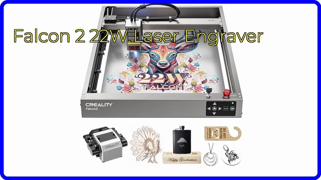 Creality Falcon2 22W laser engraver with air assist