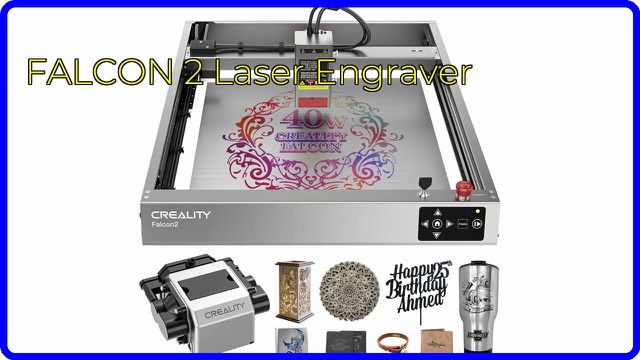 Creality Falcon2 40W desktop laser engraver with air assist