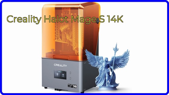 Creality Halot Mage S 14K resin 3D printer with a 10.1-inch screen
