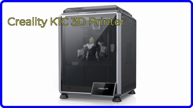 Creality K1C enclosed high-speed desktop 3D printer