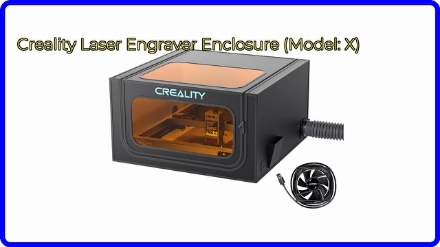 Creality foldable enclosure for a laser engraver with viewing window