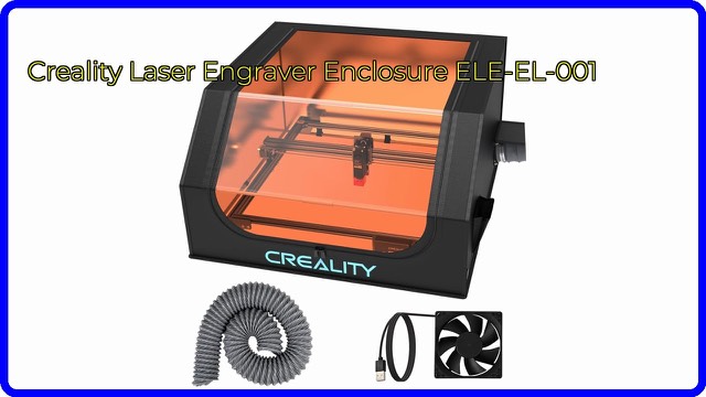 Creality foldable laser engraver enclosure with a large viewing window