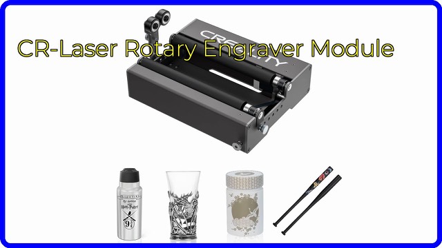 Creality rotary roller module for laser engraving cylindrical objects