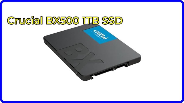 Crucial BX500 1TB 2.5-inch internal SSD