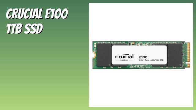 Crucial E100 1TB M.2 NVMe internal SSD